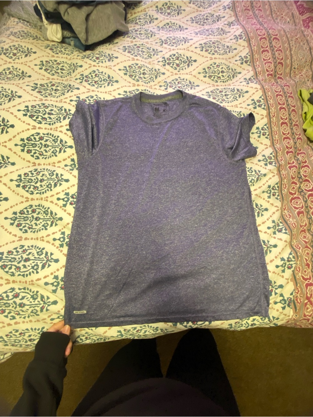 Men's Performance Crew Neck T-Shirt - Purple Heather